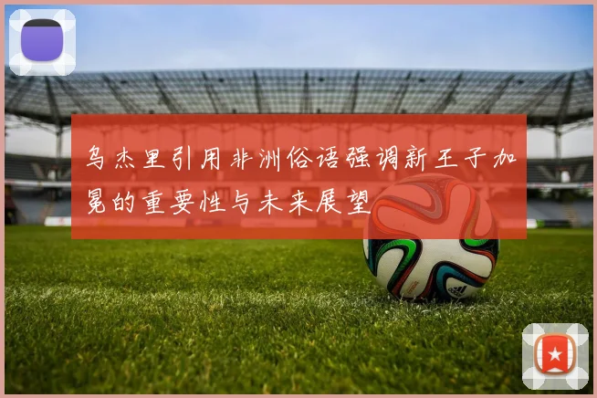 乌杰里引用非洲俗语强调新王子加冕的重要性与未来展望